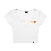 USC Trojans Women's Hype and Vice White Cali T-Shirt